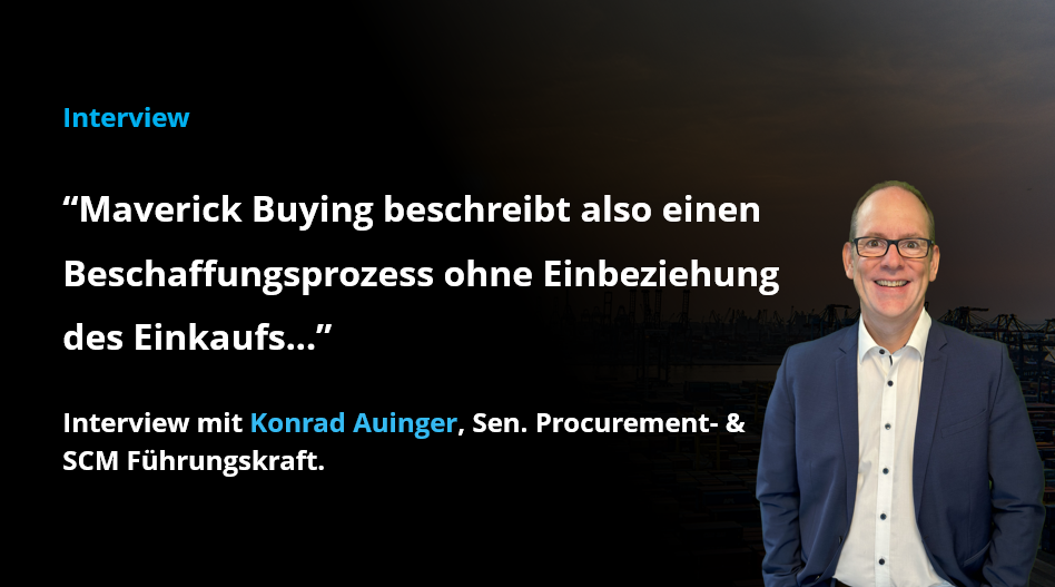 Konrad Auinger im Interview mit Scalue über das unterschätze Thema Maverick Buying