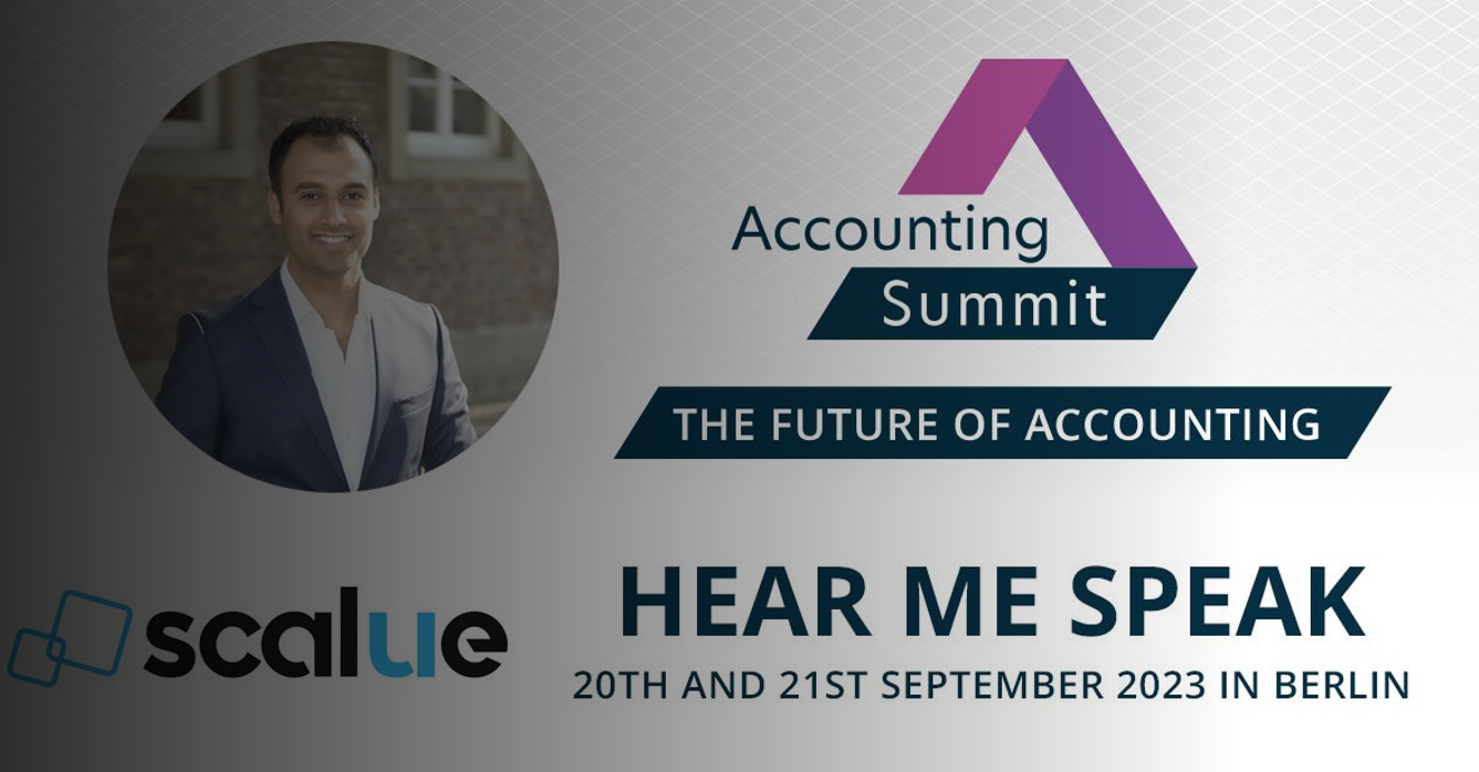 Scalue mit Samir Kharkan auf dem Accounting Summit