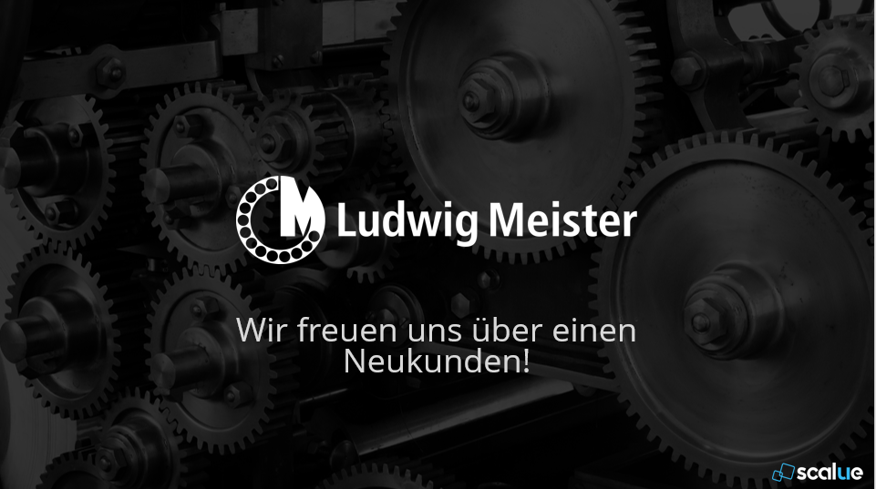 Scalue: Wir freuen uns, Ludwig Meister als unseren neuen Kunden zu haben, der unsere Procurement-Analyse nutzt!